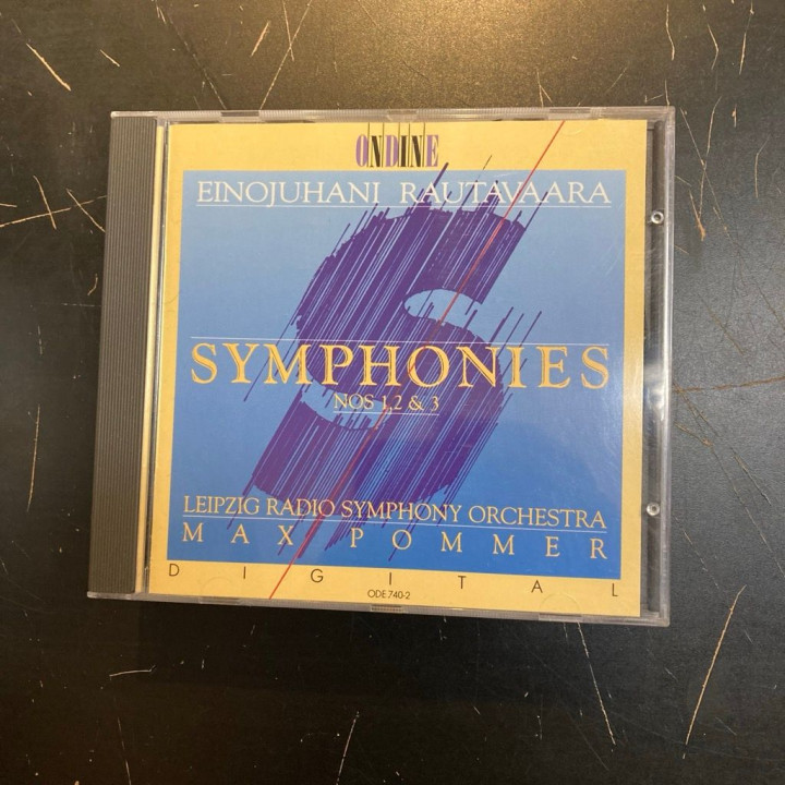 Rautavaara - Symphonies Nos 1, 2 & 3 CD (VG/M-) -klassinen-